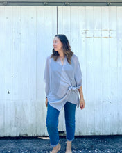 Load image into Gallery viewer, Dolphin Grey Sheer Kimono