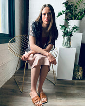 Load image into Gallery viewer, Black and White Sheer Floral Cropped Kimono