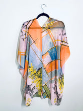 Load image into Gallery viewer, Pink Abstract Floral Sheer Kimono