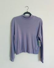 Load image into Gallery viewer, Frank and Oak lilac purple lightweight cotton sweatshirt- XS to Medium
