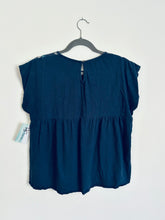 Load image into Gallery viewer, Indi &amp; Cold Blue boho embroidered top- Medium
