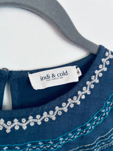 Load image into Gallery viewer, Indi &amp; Cold Blue boho embroidered top- Medium
