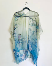 Load image into Gallery viewer, (Copy) Blue, Pink and Purple Floral Sheer Kimono
