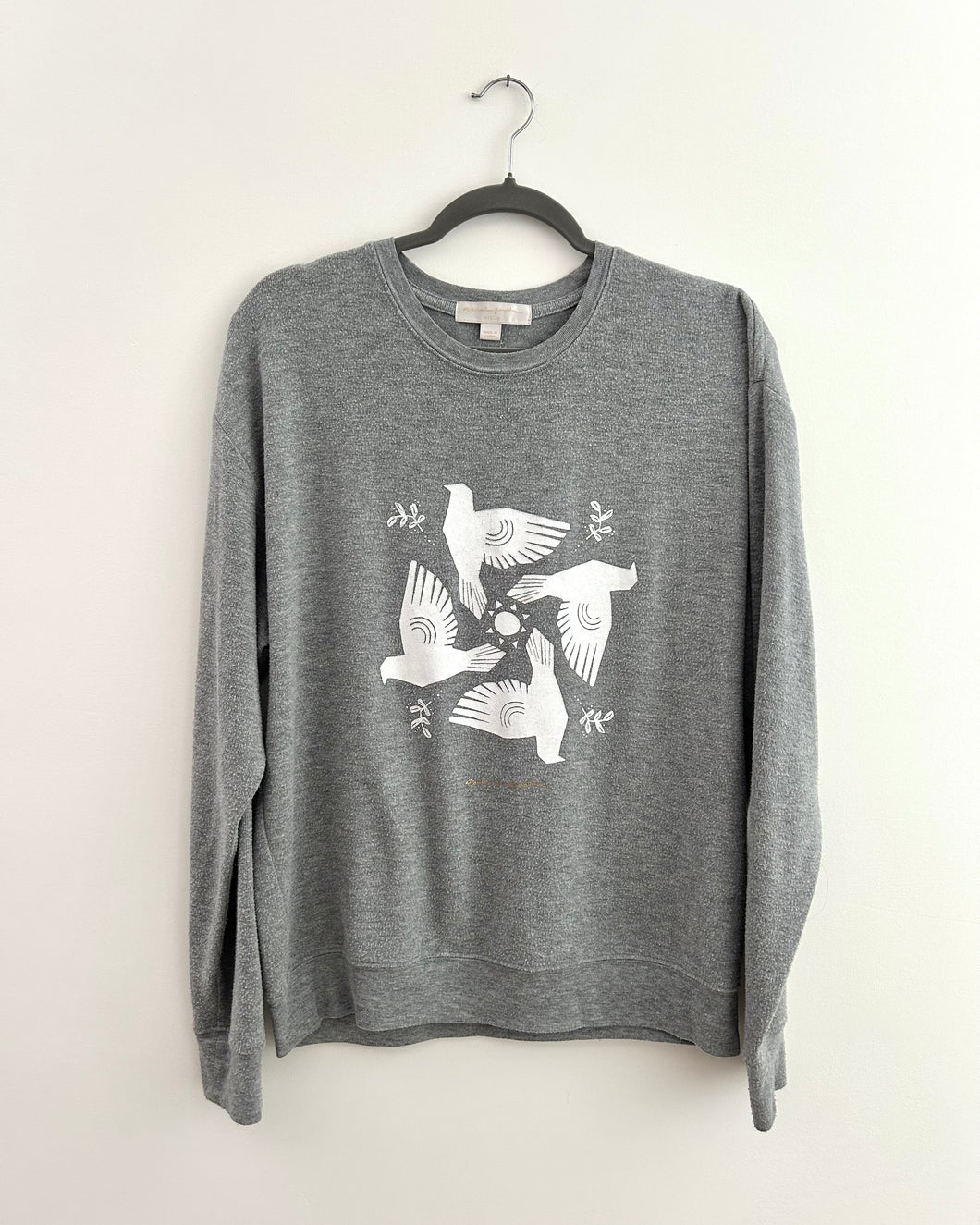 Vintage Vibe Spiritual Gangster Grey Sweatshirt